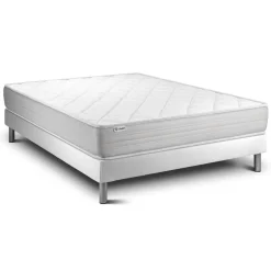 Ensemble VITALMEMO sommier kit blanc