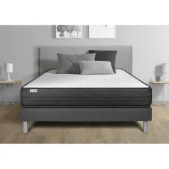 Ensemble VITALPOWER sommier Kit gris
