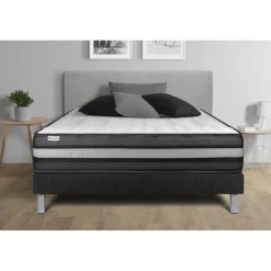 Ensemble VITALPOWER ZEN sommier Kit noir