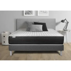 Ensemble VITALSPRING sommier Kit gris