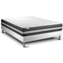 Ensemble VITALSPRING ZEN sommier Kit blanc