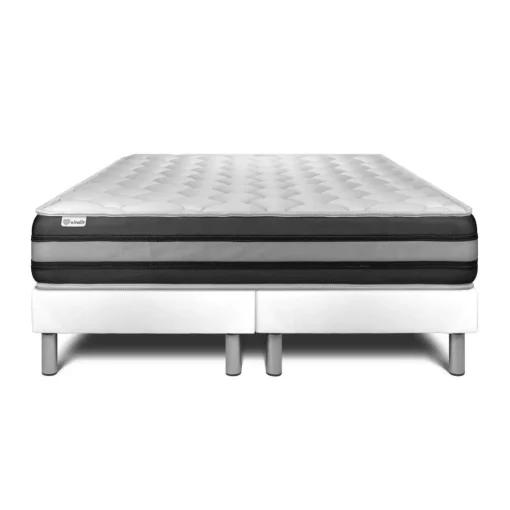 Ensembles matelas sommiers VITALSPRING ZEN blanc