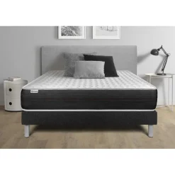 Ensembles matelas sommiers VITALSPRING noir