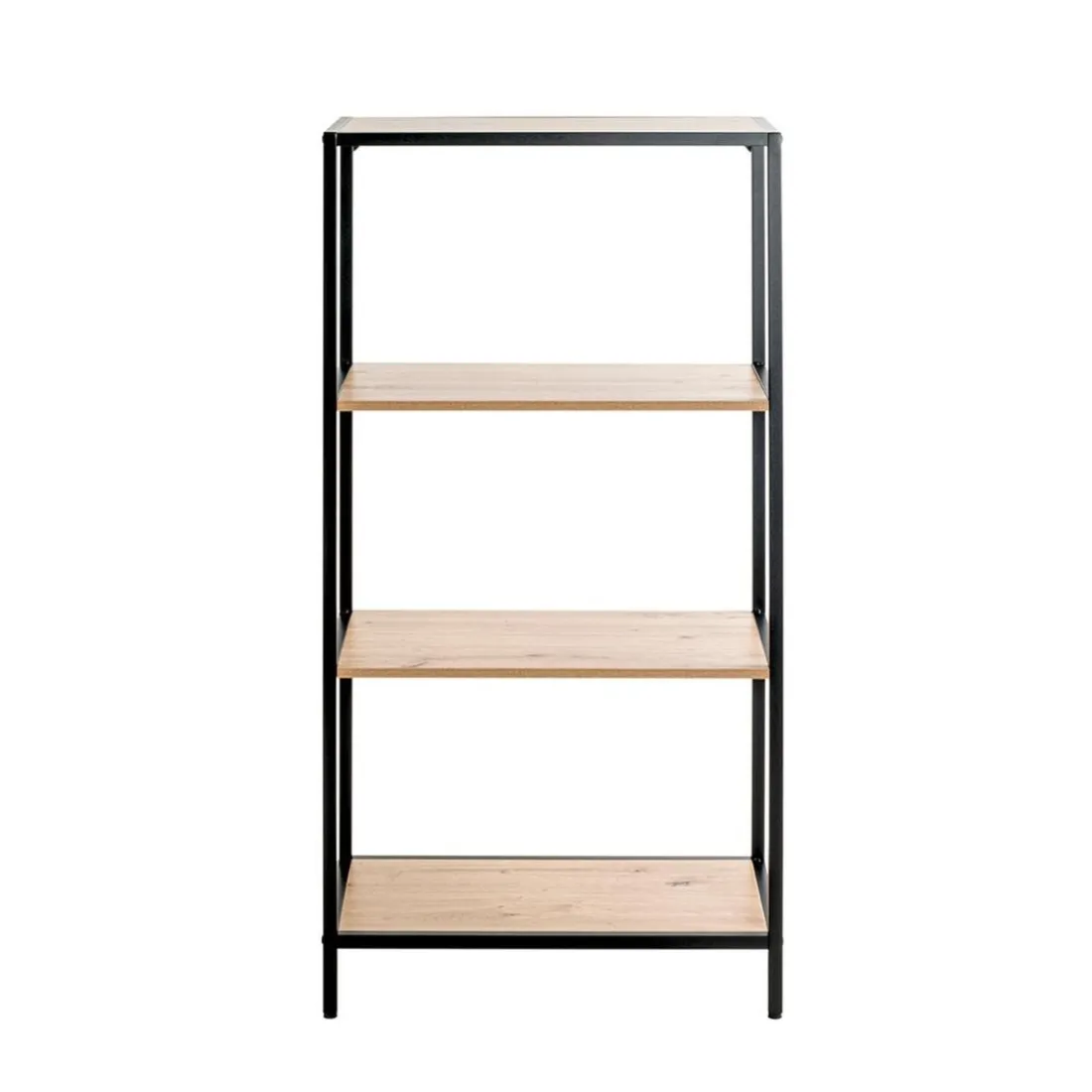 Etagère à 4 niveaux et plateaux décor chène