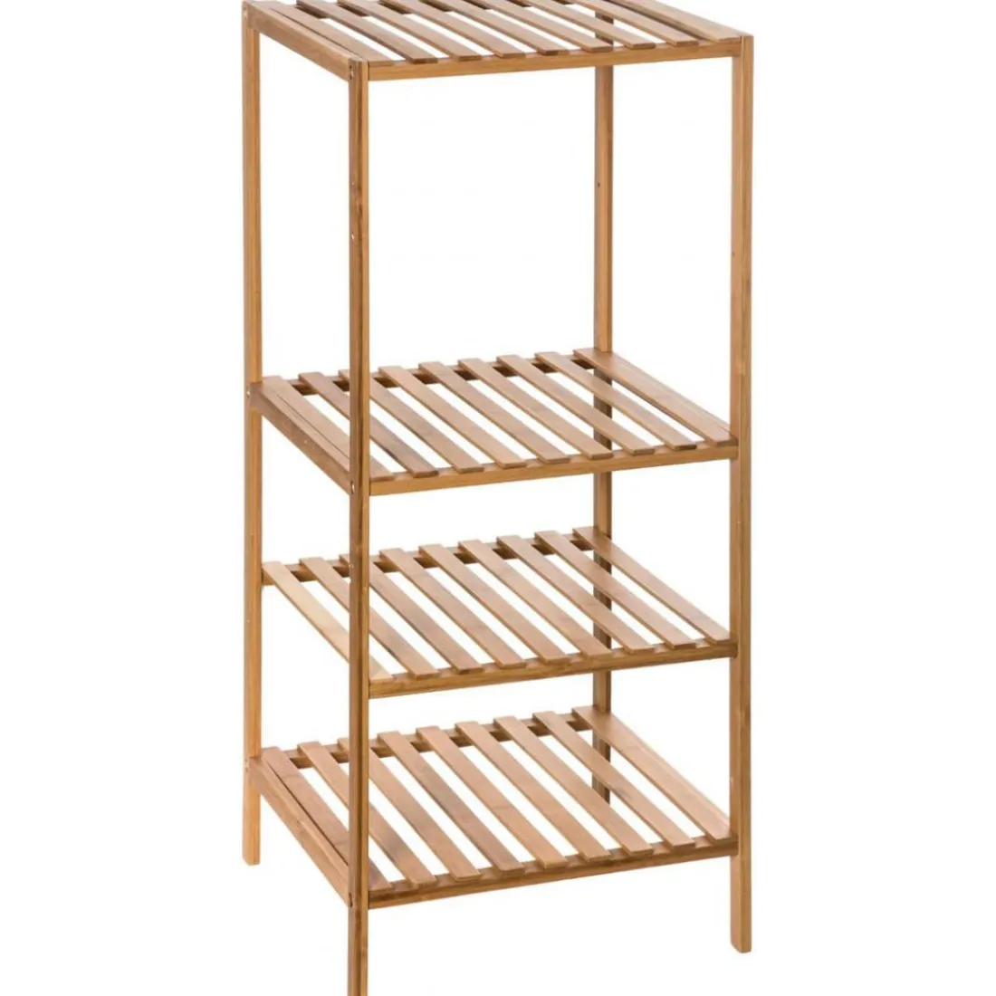 Etagère 2 Niveaux + 1 en Bambou Beige PISCIS