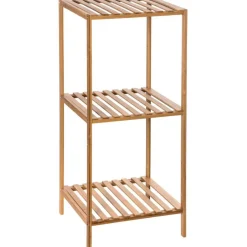 Etagère 2 Niveaux + 1 en Bambou Beige PISCIS
