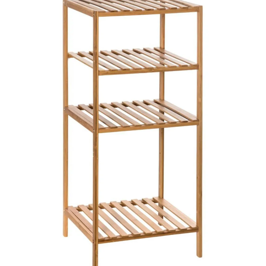 Etagère 2 Niveaux + 1 en Bambou Beige PISCIS