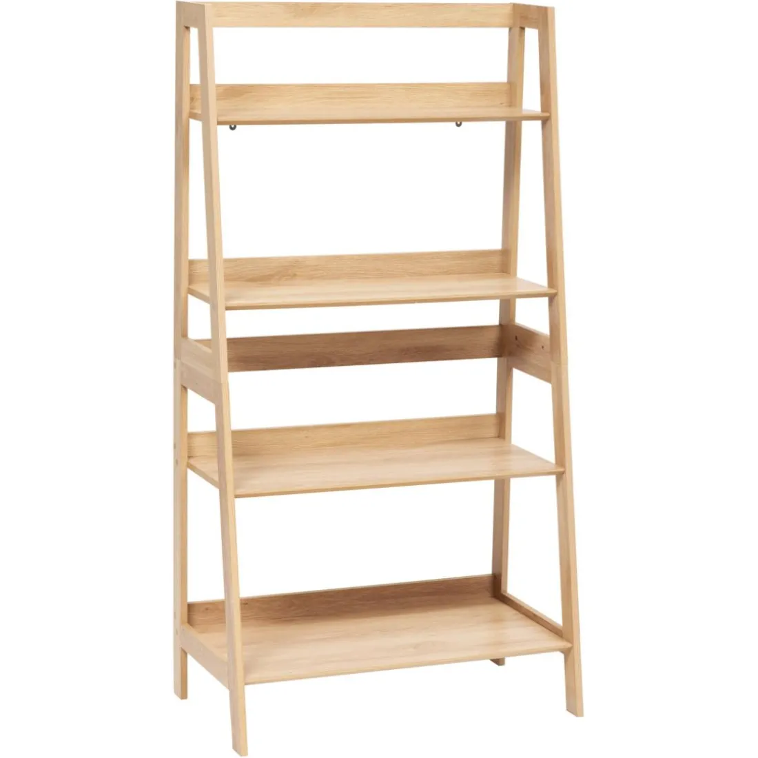 Etagère 4 niveaux Abana bois clair