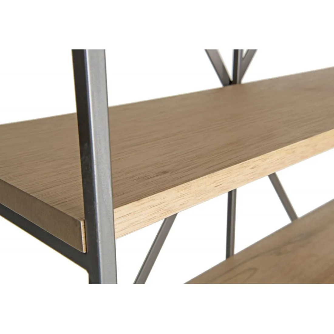 Etagère 5 niveaux en bois et en métal CARLA