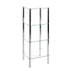 Etagère 4 niveaux plateau verre