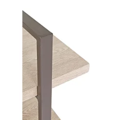 Etagère design 4 niveaux avec plateau décor chêne clair