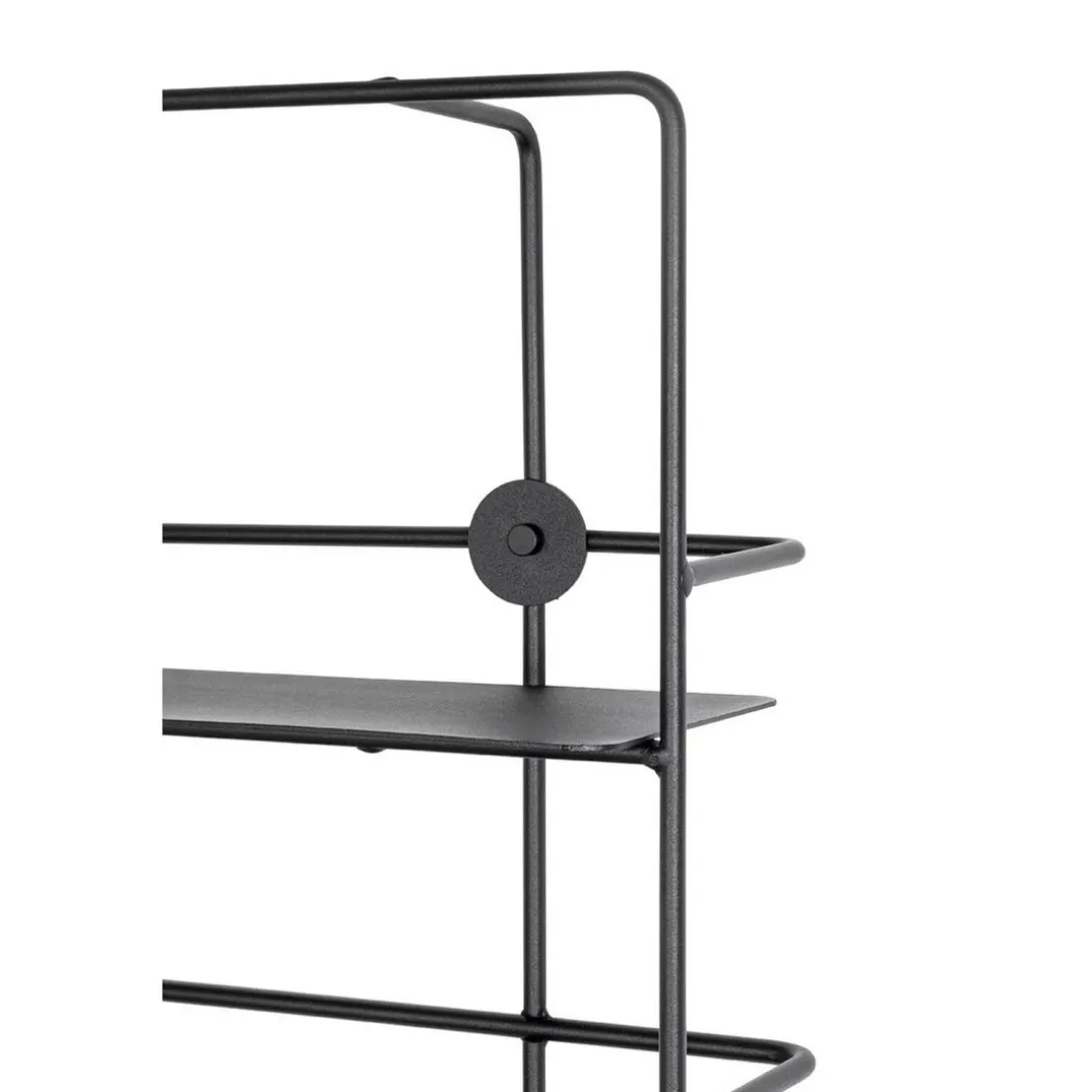 Etagère en métal à 6 niveaux noire