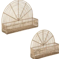 Etagère Mur Rotin Wonder x 2