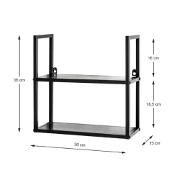 Etagère murale 2 étagères