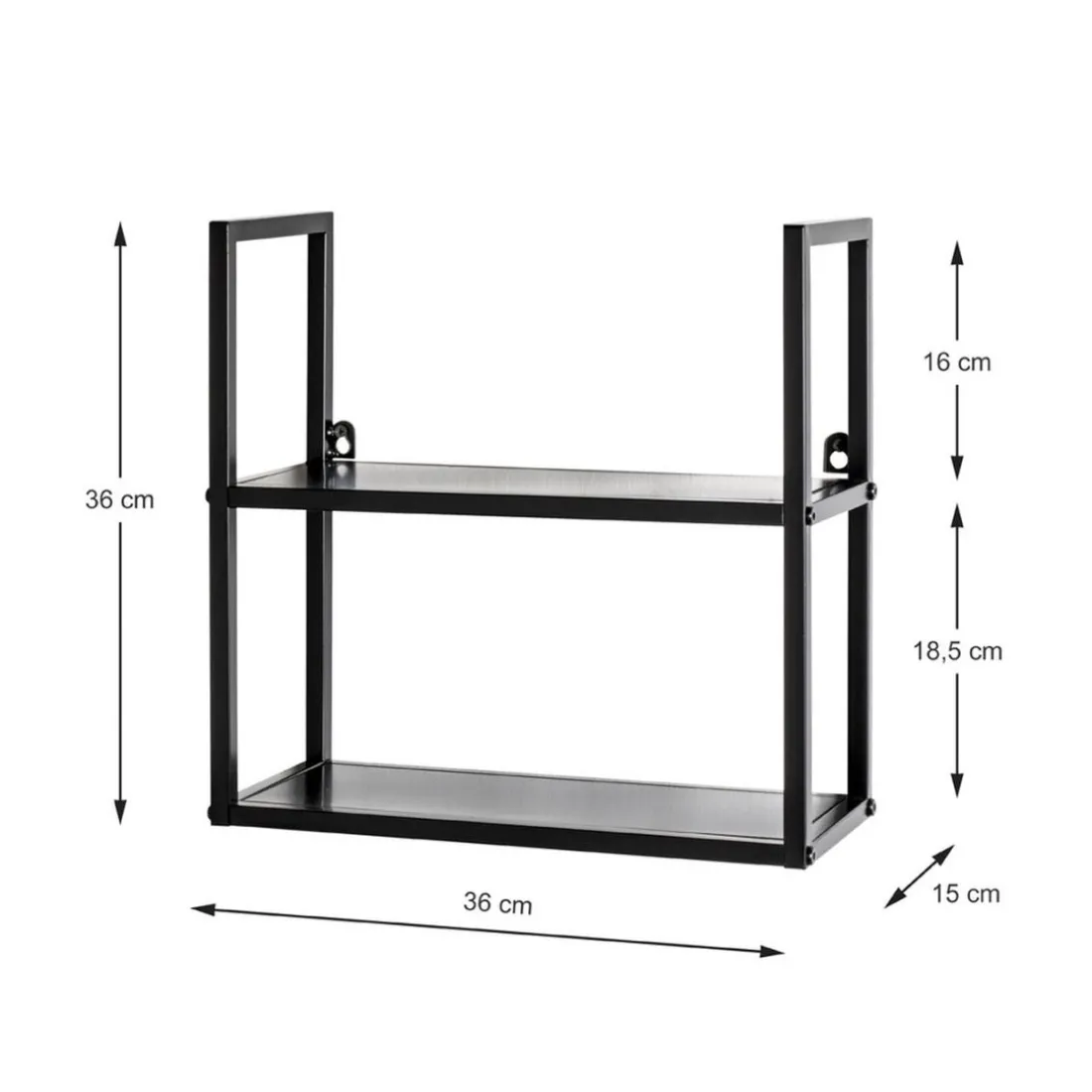 Etagère murale 2 étagères