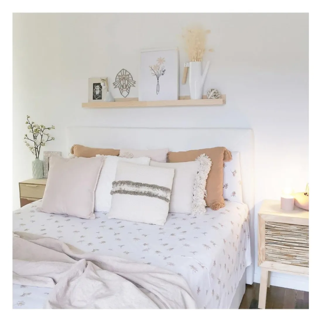 Etagère murale en pin massif grand modèle