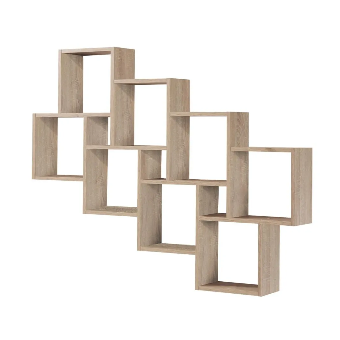 Etagère Murale Flottante 11 Compartiments Laurio