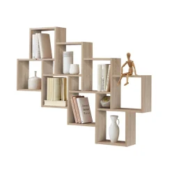 Etagère Murale Flottante 11 Compartiments Laurio