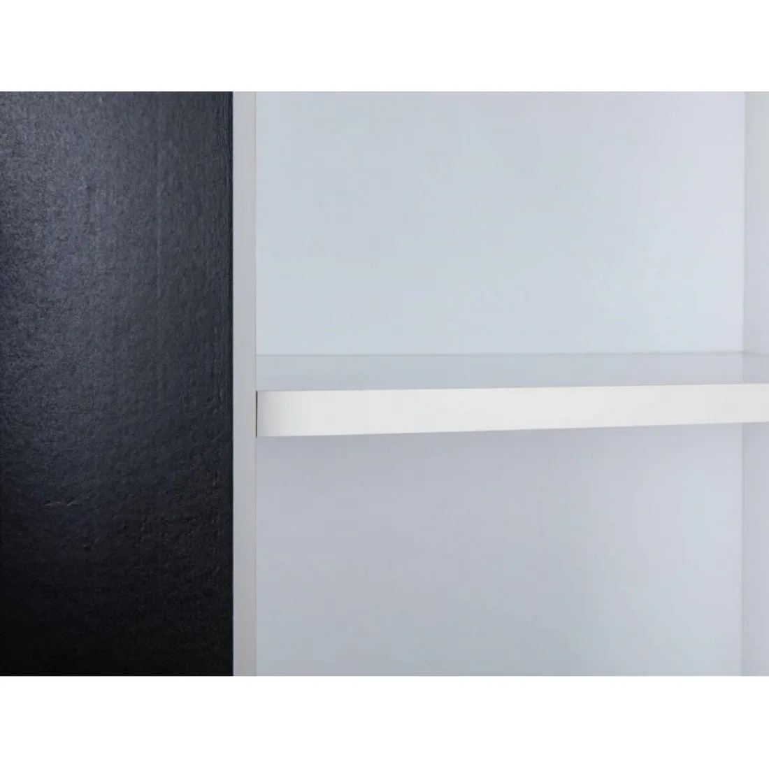 Etagère Murale Quarium Noir Et Blanc