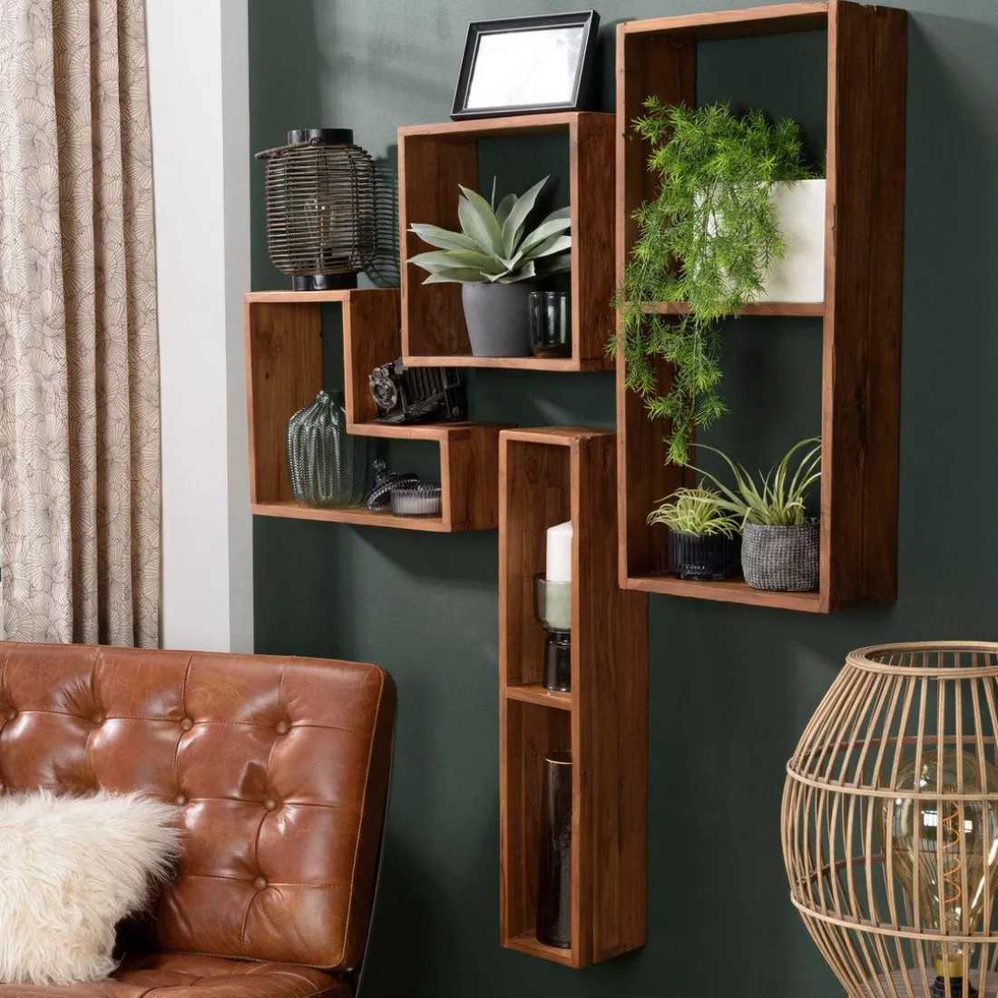 Etagère murale SIXTINE carrée 1 niche