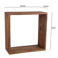 Etagère murale SIXTINE carrée 1 niche