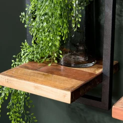 Etagère murale SIXTINE métal 2 plateaux