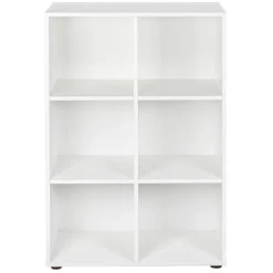 Etagère NUORO 6 casiers blanc