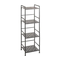 Etagères en métal peint époxy anthracite