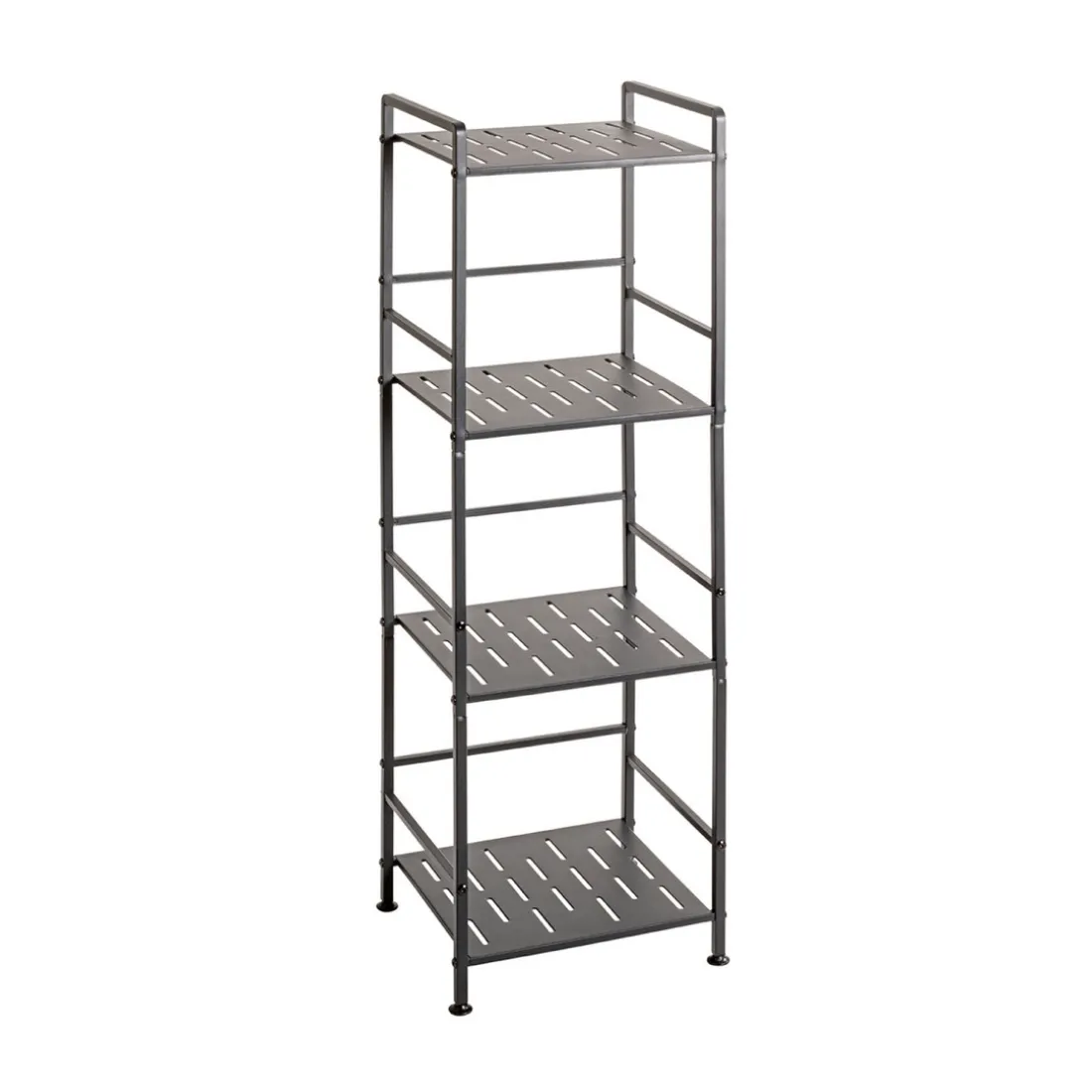 Etagères en métal peint époxy anthracite