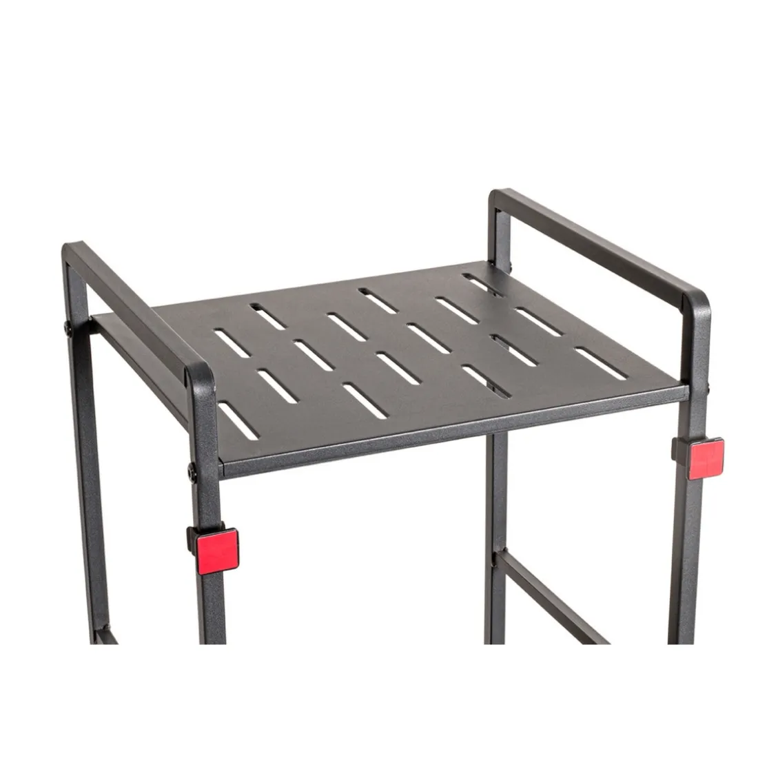 Etagères en métal peint époxy anthracite