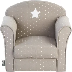 Fauteuil classique taupe