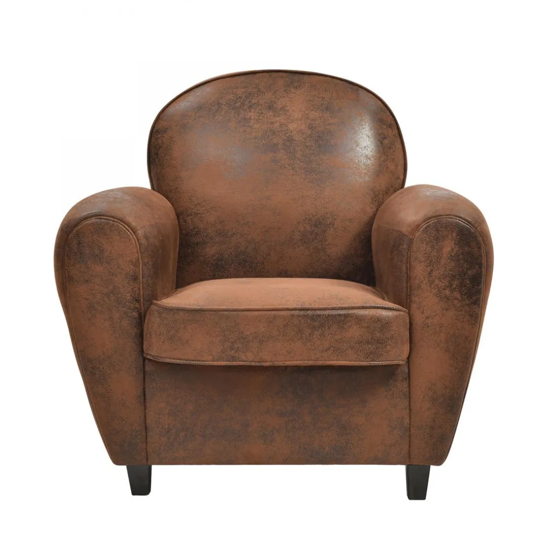 Fauteuil Club Marron