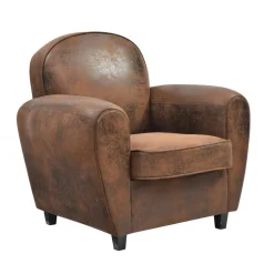 Fauteuil Club Marron