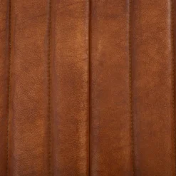 Fauteuil Cuir Cognac DARIO