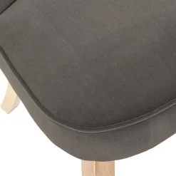 Fauteuil ELEONOR Velours Gris