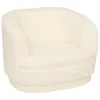 Fauteuil enfant, bouclette, blanc
