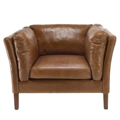 Fauteuil milano vintage cuir 1 place
