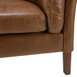 Fauteuil milano vintage cuir 1 place