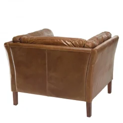 Fauteuil milano vintage cuir 1 place