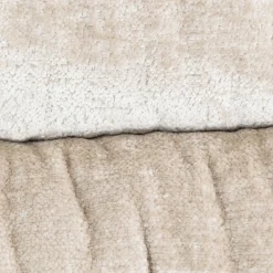 Fauteuil pivotant beige Brava