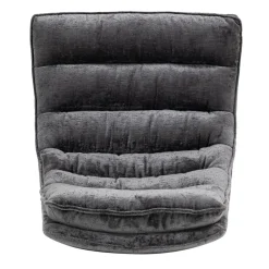 Fauteuil pivotant gris foncé Brava