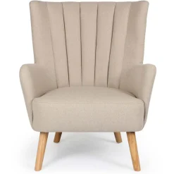 Fauteuil Scandinave Beige ARPI