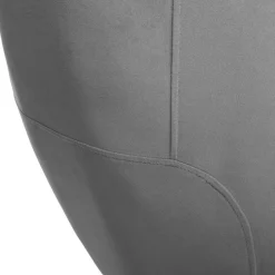 Fauteuil “Solaro” en velours gris