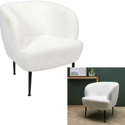 Fauteuil Style Scandicraft blanc