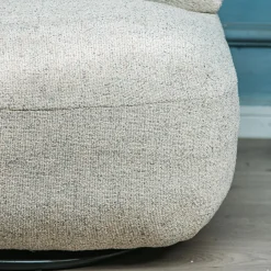 Fauteuil Swivel Pivotant Scandinave Design gris