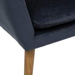 Fauteuil tissu bleu SINEL