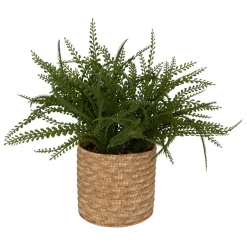 Fougère artificielle en pot