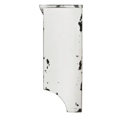 Garderobe murale à compartiment 4 crochets Blanc