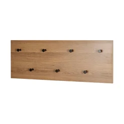 Garderobe murale 7 crochets métalliques