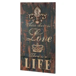 Garderobe murale 5 crochets Love Life